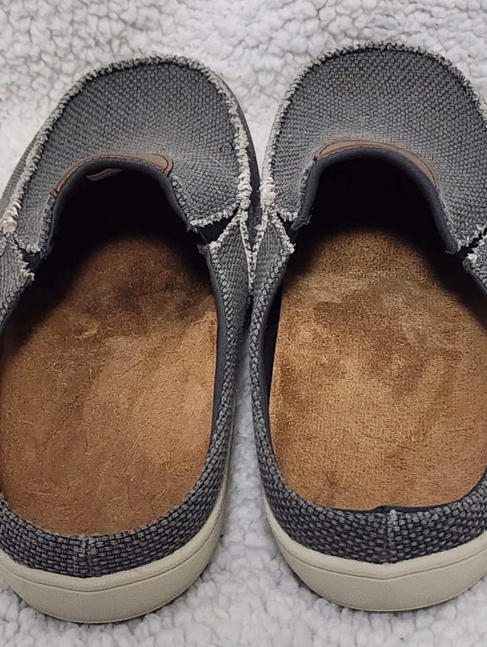 *NEW* AOV Men's Slip On Canvas Shoes w Arch Support Size 11.5